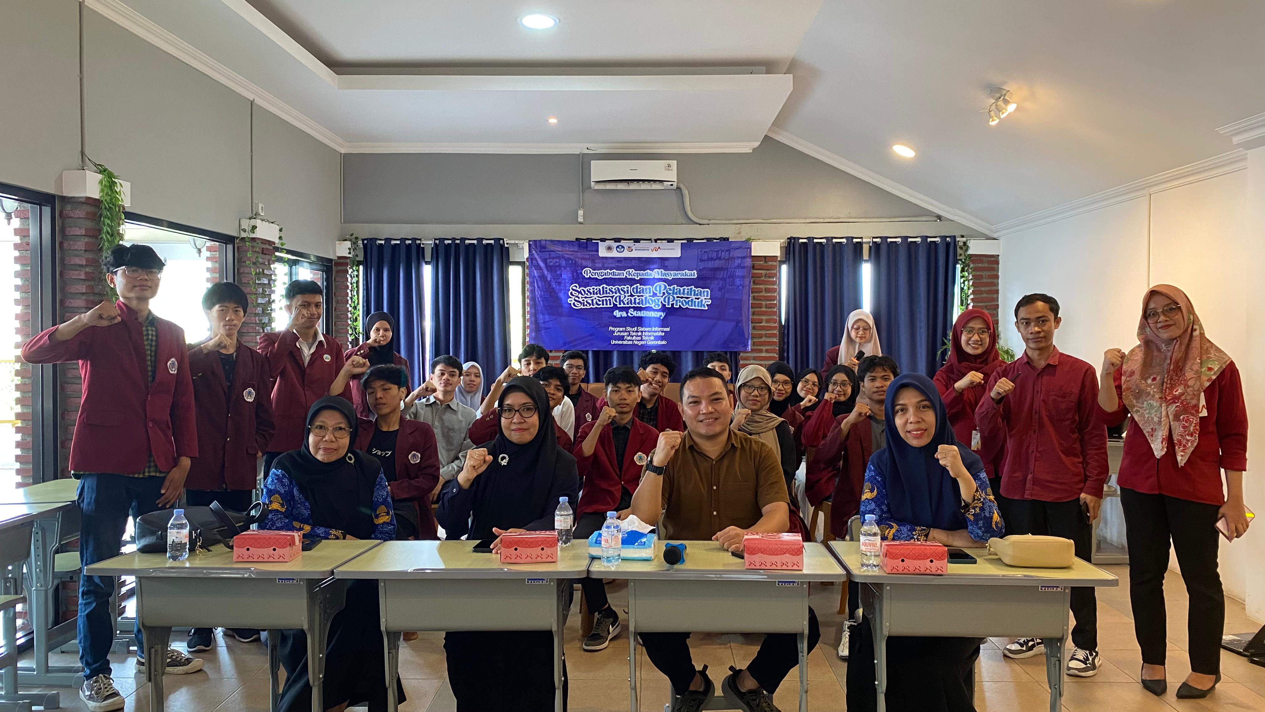 Mahasiswa Prodi Sistem Informasi UNG Buktikan Kompetensi Lapangan Lewat Implementasi Mata Kuliah Sistem Informasi Manajemen