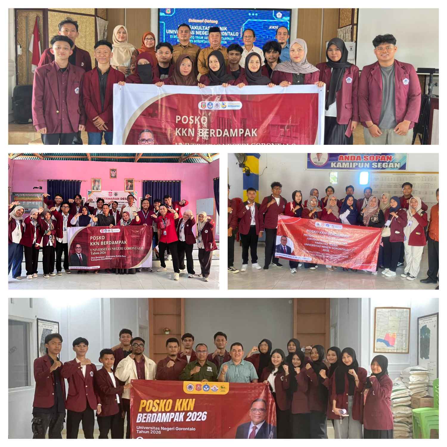 Mahasiswa Program Studi Sistem Informasi UNG Resmi Diterjunkan ke Lima Desa dalam KKN Berdampak 2026
